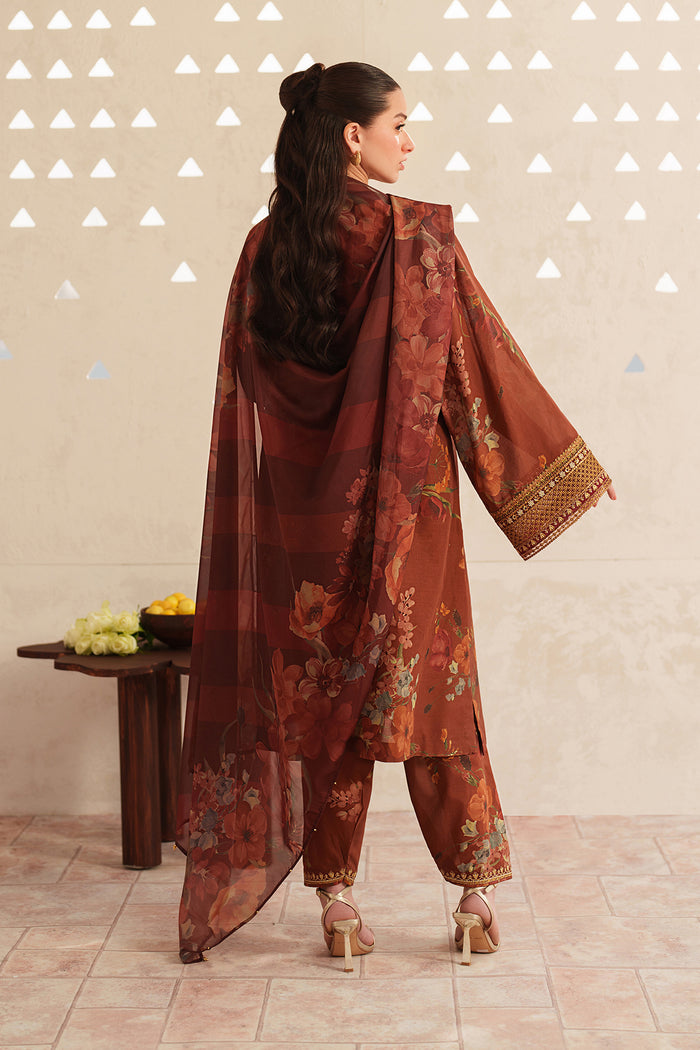 Baroque | Luxury Pret Summer | UF-4409 - Luxury Dress - available at Maria Faisal in UK and USA.