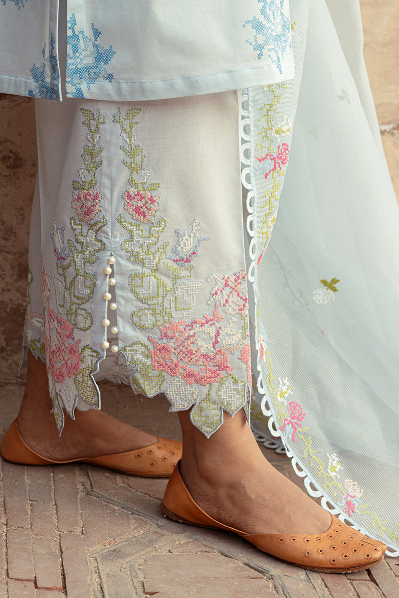 Cross Stitch | Premium Lawn 24 | DAWN MIST - Ladies Clothes - Maria Faisal