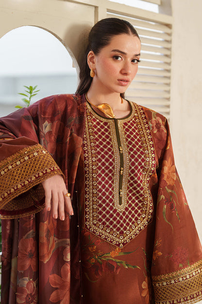 Baroque | Luxury Pret Summer | UF-4409 - Luxury Dress - available at Maria Faisal in UK and USA.
