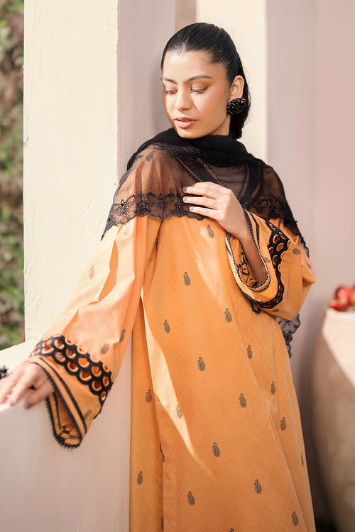 Baroque | Luxury Pret 24 | JACQUARD LAWN UF-613 - Designer Dress with Intricate embroidery and embellishments. Shop elegent wedding dress at Maria Faisal.