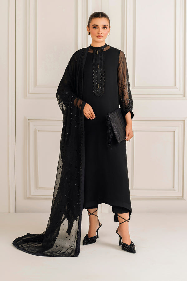 Baroque | Luxury Pret 25 | EMBROIDERED CHIFFON PR-1134 - Ladies Clothes - Maria Faisal
