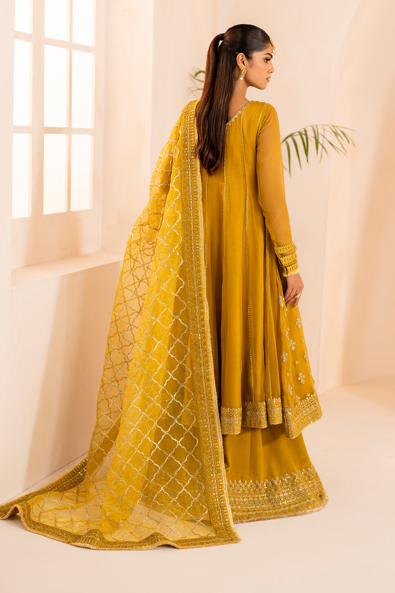 Baroque | Formal Collection | CHIFFON UF-716 - Designer Dress with Intricate embroidery and embellishments. Shop elegent wedding dress at Maria Faisal.