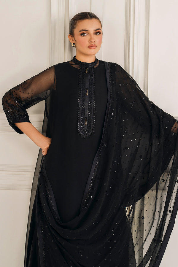 Baroque | Luxury Pret 25 | EMBROIDERED CHIFFON PR-1134 - Ladies Clothes - Maria Faisal