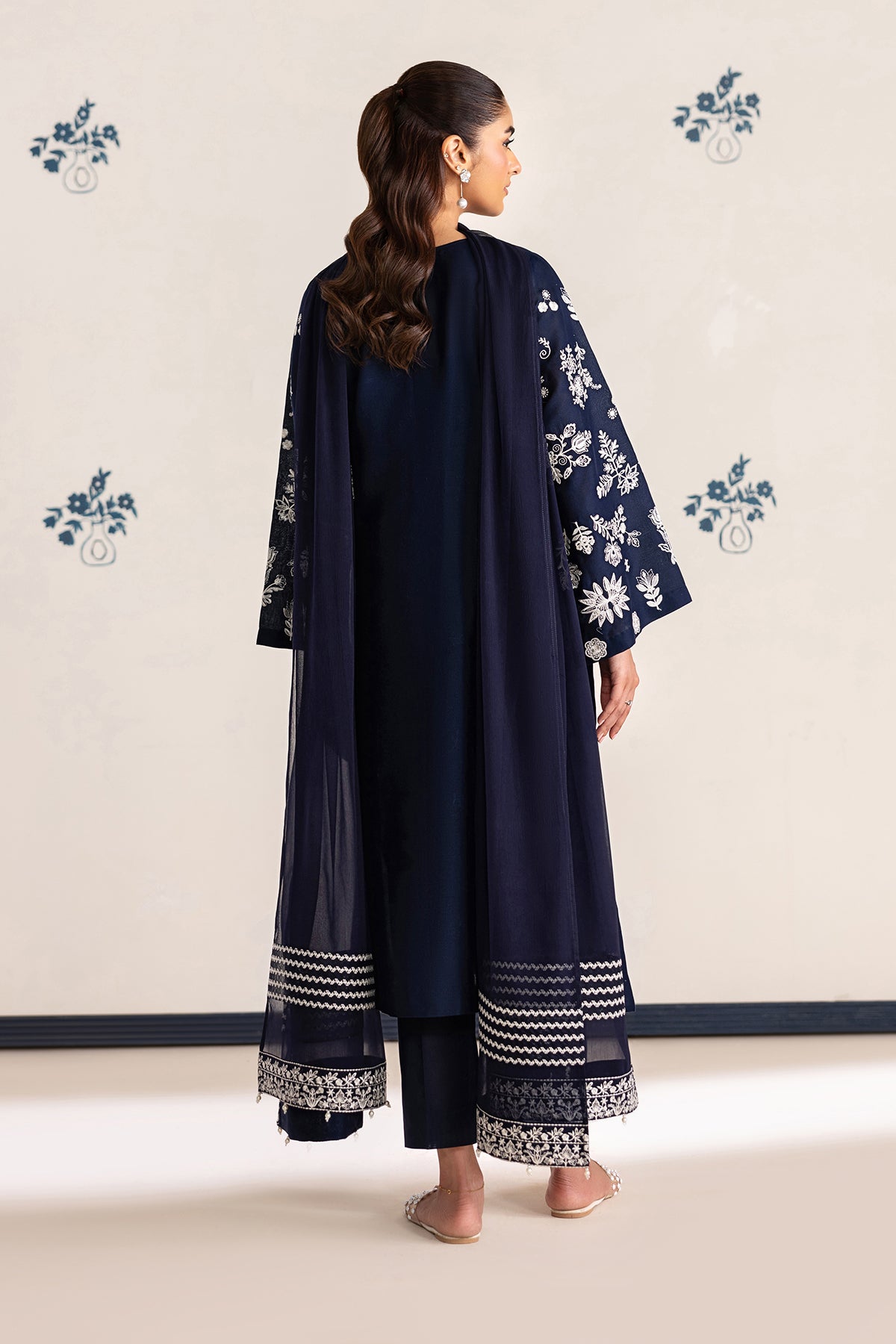 Baroque | Luxury Summer Pret | UF-4464 - Luxury Dress - available at Maria Faisal in UK and USA.