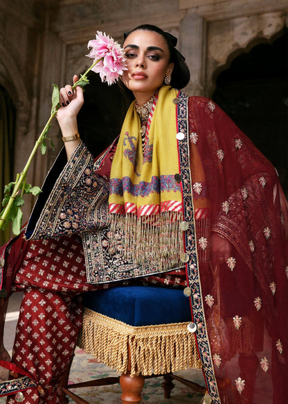 Hussain Rehar | Luxury Pret AW 25 | Brickelle - Formal Dress - available at Maria Faisal in UK and USA.