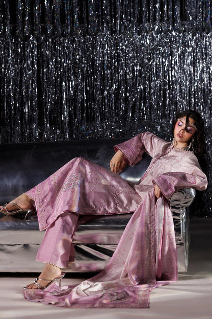 Rangrasiya | Luxe Silk 26 | Cherie - Luxury Dress - available at Maria Faisal in UK and USA.