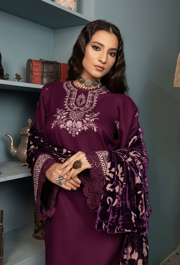 Humdum | Zouq 25 | D07 - Ladies Clothes - Maria Faisal