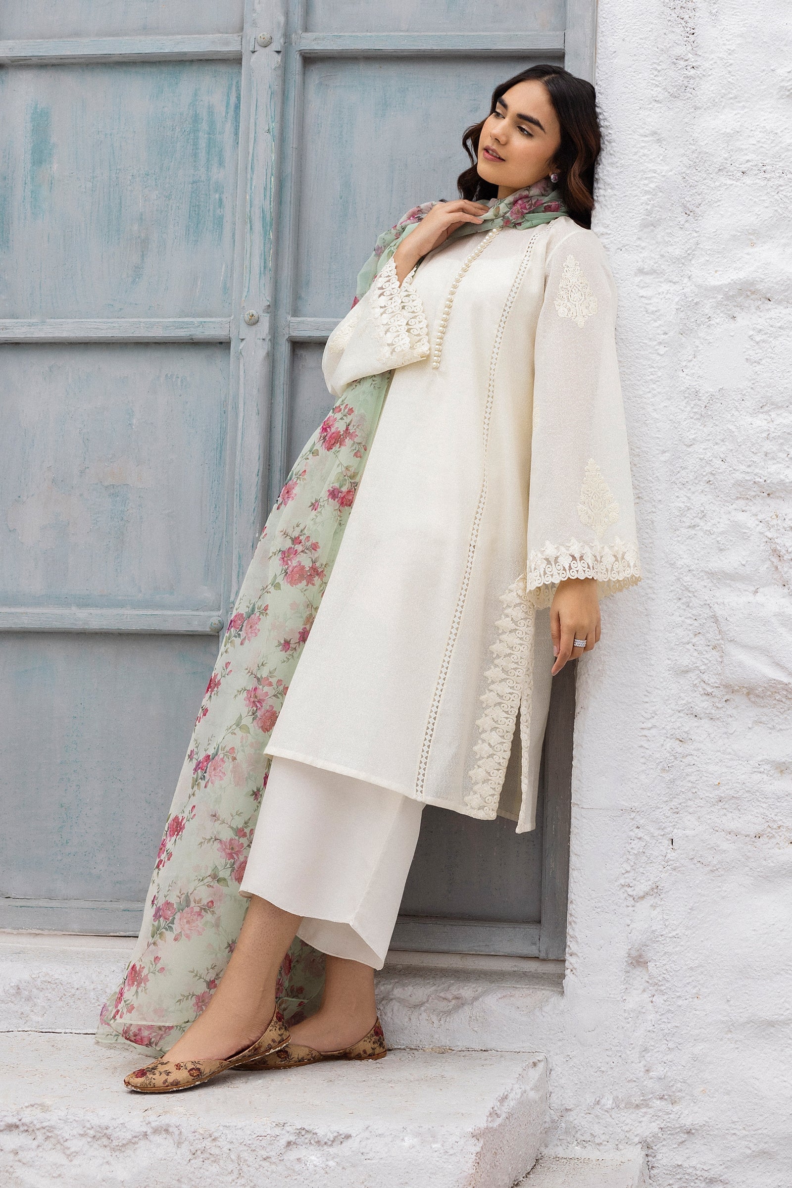 Erum Khan | Ramadan Edition | Haya - Designer Dress with Intricate embroidery and embellishments. Shop elegent wedding dress at Maria Faisal.