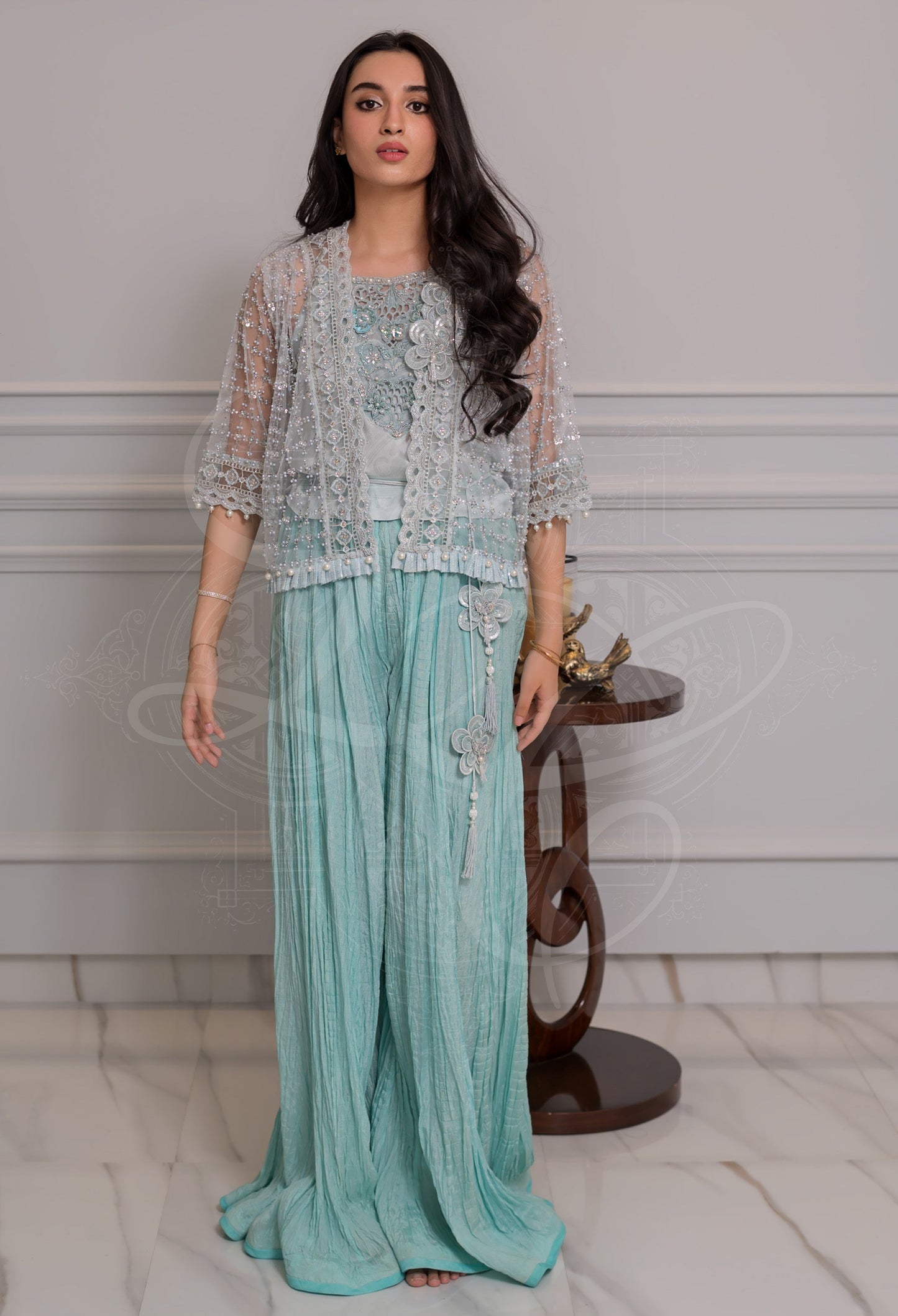 Layla Chatoor | Pret A Porter | LC-18 - Luxury Dress - available at Maria Faisal in UK and USA.