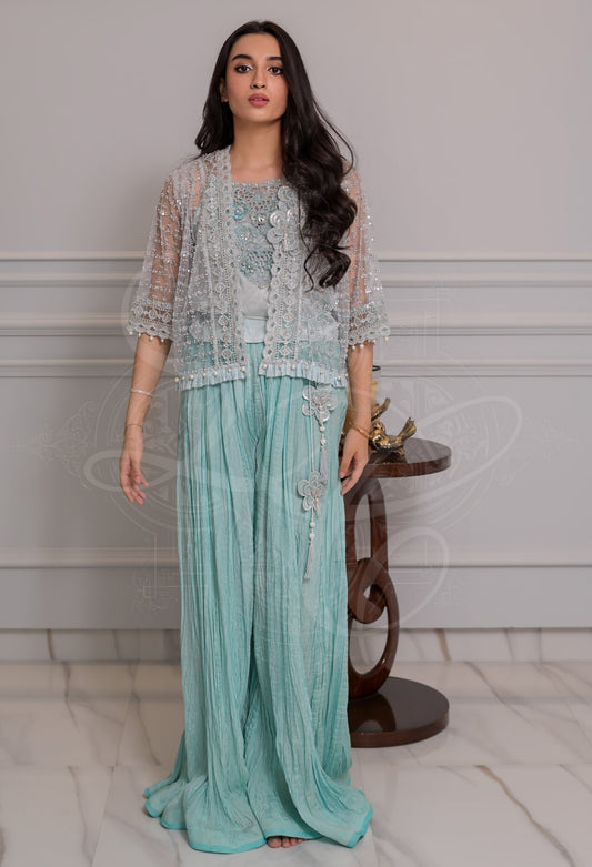 Layla Chatoor | Pret A Porter | LC-18 - Luxury Dress - available at Maria Faisal in UK and USA.