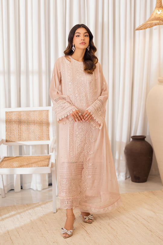 Azure | Ensembles Embroidered Formals | Rosy Glow