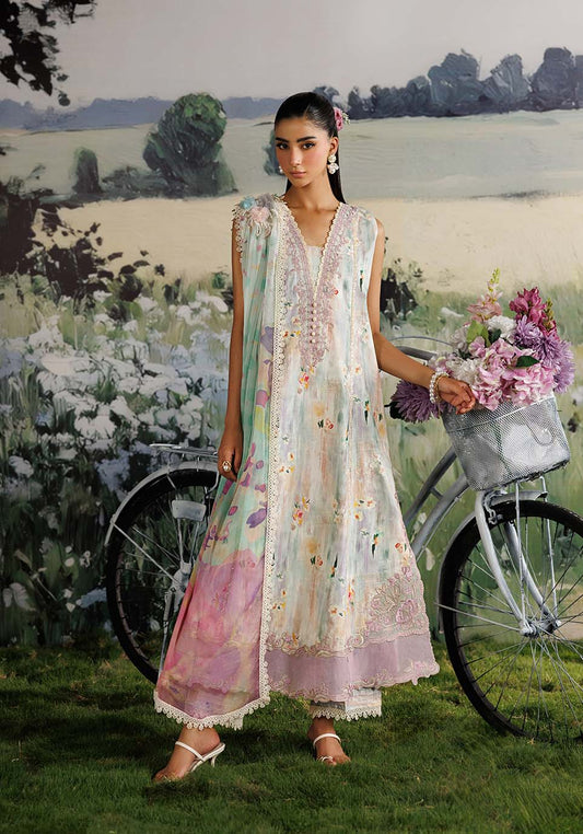 Zarqash | RimJhim The Moonsoon Edit 26 | SHABNAM ZQ003 - Casual Dress - available at Maria Faisal in UK and USA.