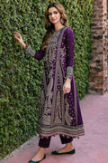 Jazmin | Winter Edition 24 | SLUB KHADDAR-DW23-D4 - Designer Dress with Intricate embroidery and embellishments. Shop elegent wedding dress at Maria Faisal.