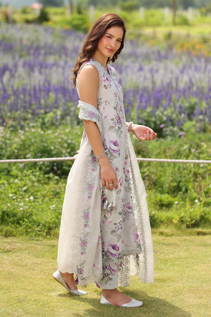 Baroque | Luxury Pret Summer | UF-4226 - Luxury Dress - available at Maria Faisal in UK and USA.