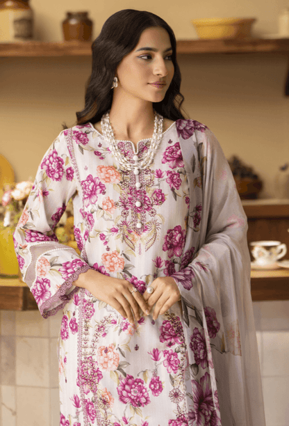 Humdum | Senora Lawn 25 | Senora - D10 by Maria Faisal - Registered Vendor of : Humdum - type : Ladies Clothes - 100% original wedding dresses