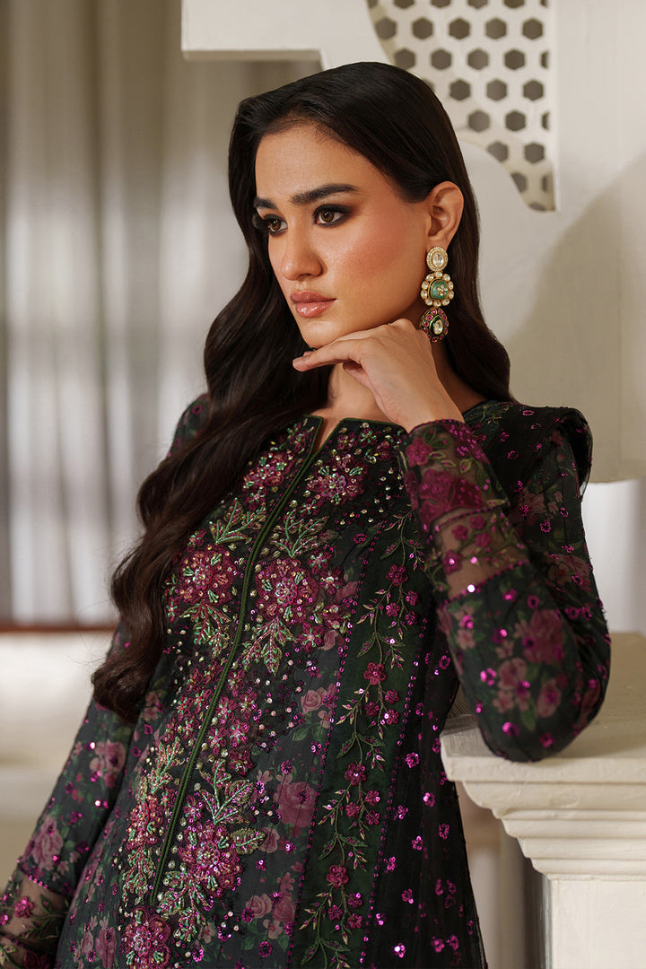 Iznik | Printed Formals | UE-537 - Formal Dress - available at Maria Faisal in UK and USA.