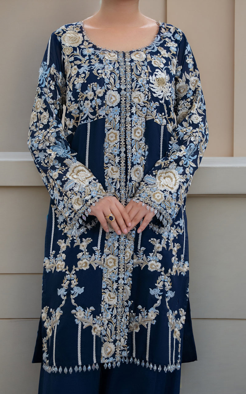 Threads and Motifs | Formal Dresses 25 | Chiffon Embroidered Shirt