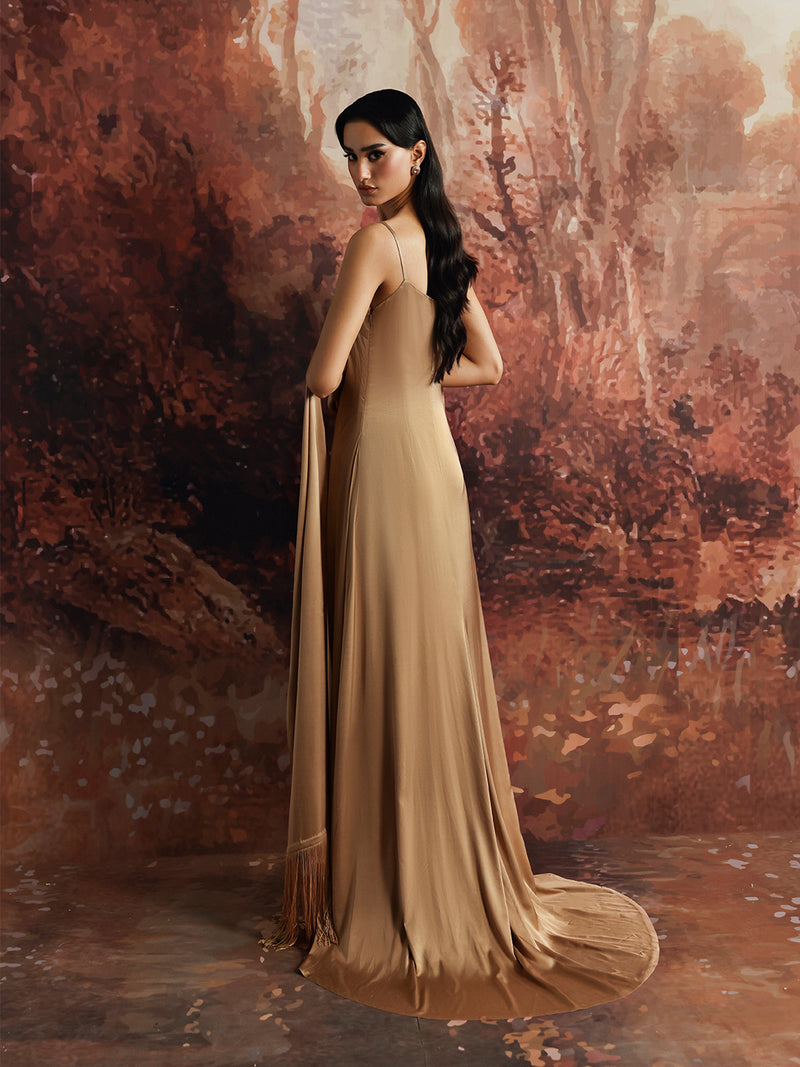 Caia | Basics 26 | Look 6 - Luxury Dress - available at Maria Faisal in UK and USA.