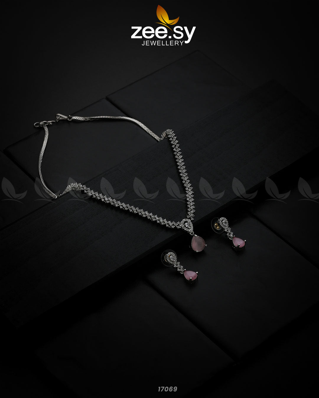 Nargis Zircon Necklace - Necklace Sets 