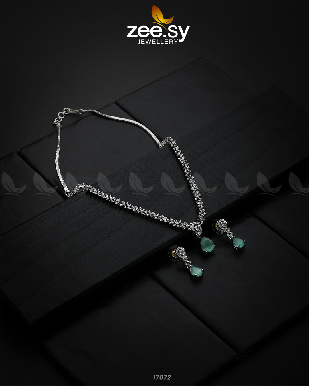 Nargis Zircon Necklace - Necklace Sets 