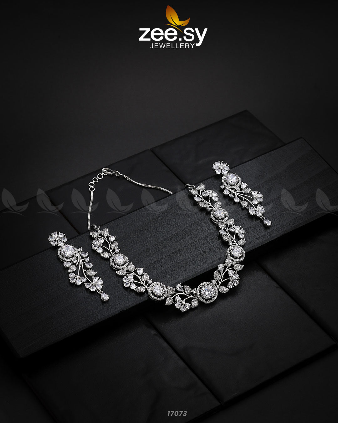 Noorani Zircon Necklace - Necklace Sets 