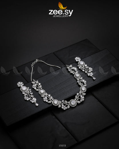 Noorani Zircon Necklace - Necklace Sets 