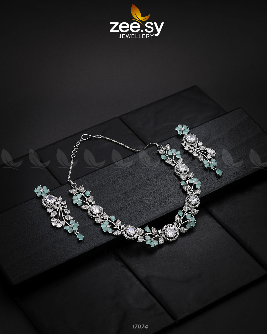 Noorani Zircon Necklace - Necklace Sets 