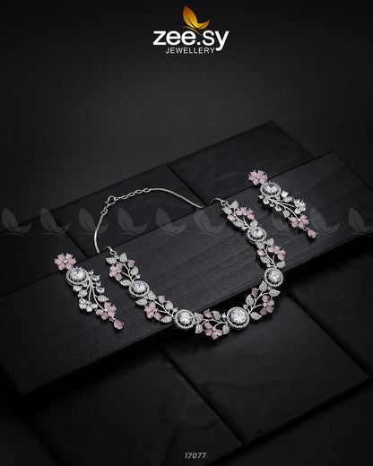 Noorani Zircon Necklace - Necklace Sets 
