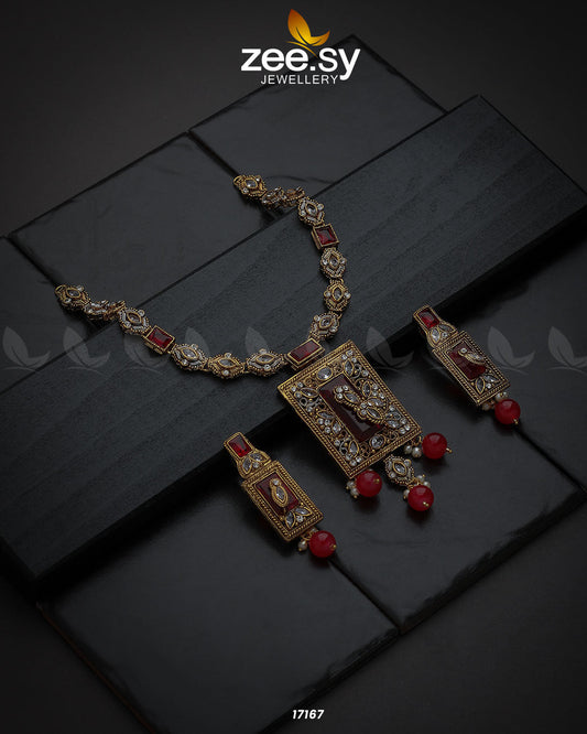Majestic Gems Necklace - Necklace Sets 