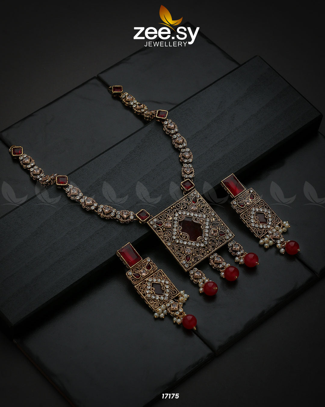 Captivating Crystals Necklace - Necklace Sets 