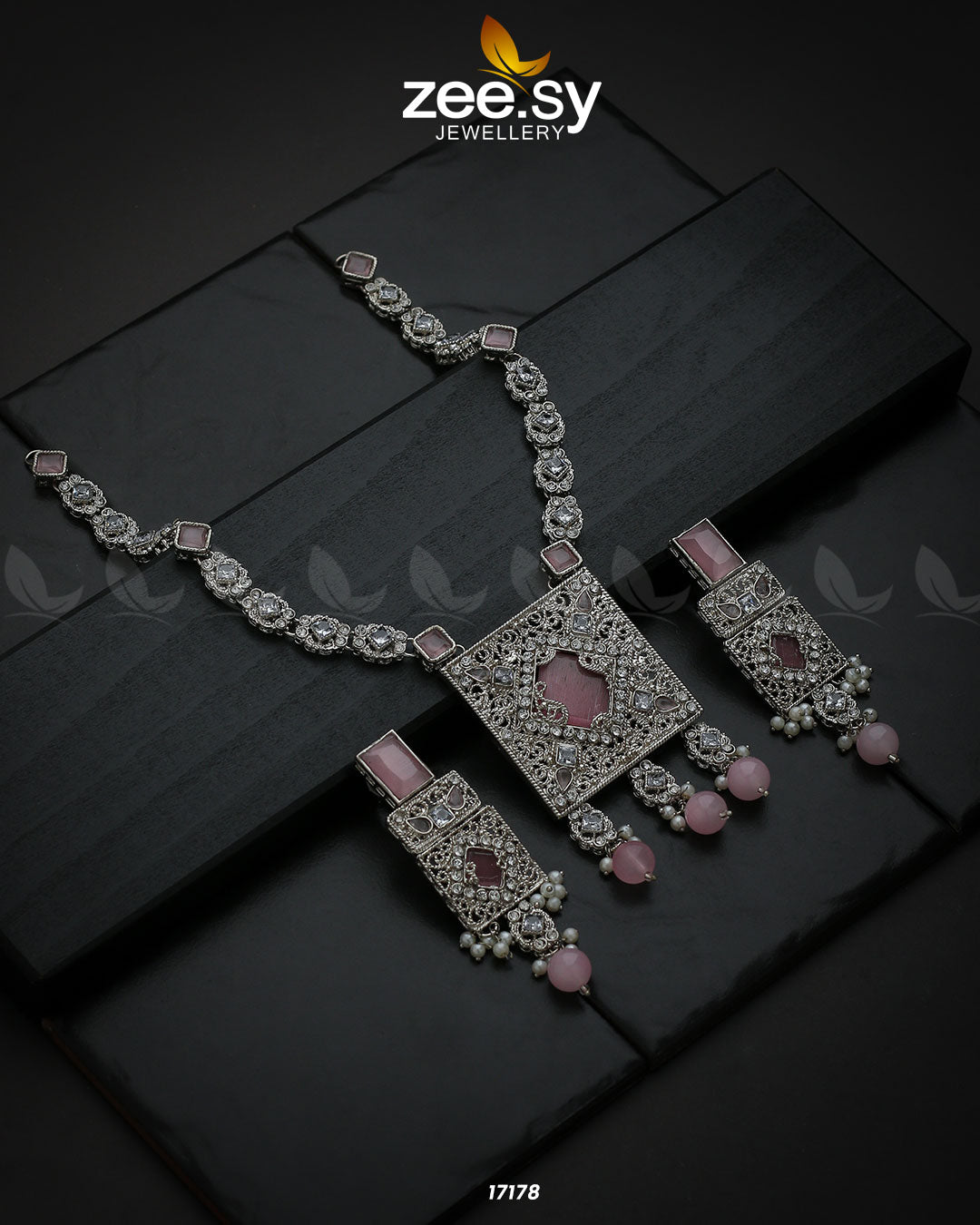 Captivating Crystals Necklace - Necklace Sets 