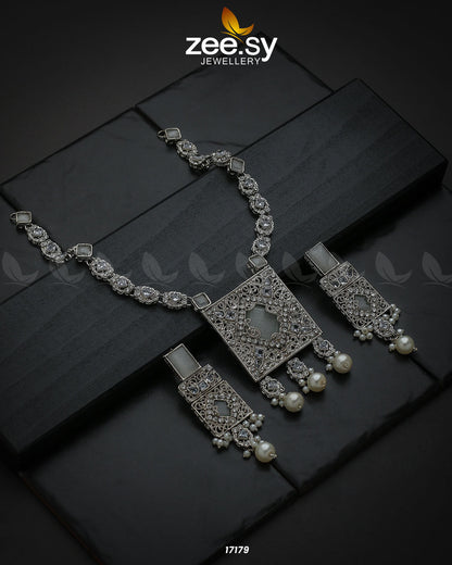 Captivating Crystals Necklace - Necklace Sets 