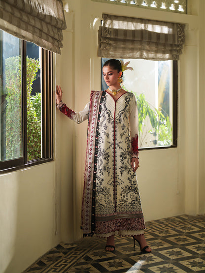 Bin Ilyas | Heritage Dore | 171-A - Luxury Dress - available at Maria Faisal in UK and USA.