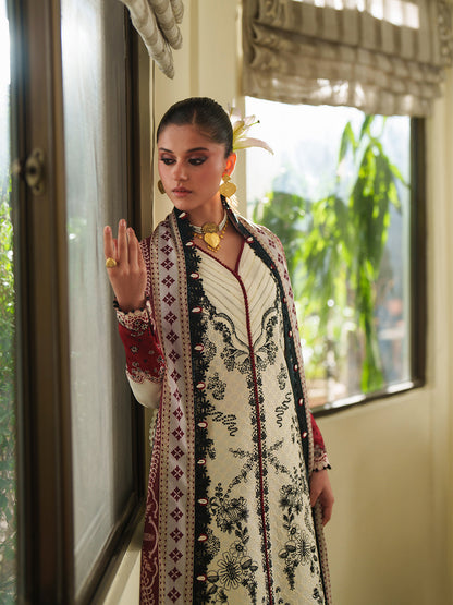 Bin Ilyas | Heritage Dore | 171-A - Luxury Dress - available at Maria Faisal in UK and USA.