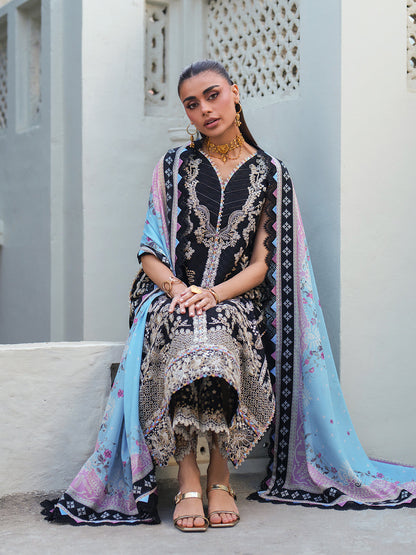 Bin Ilyas | Heritage Dore | 171-B - Luxury Dress - available at Maria Faisal in UK and USA.
