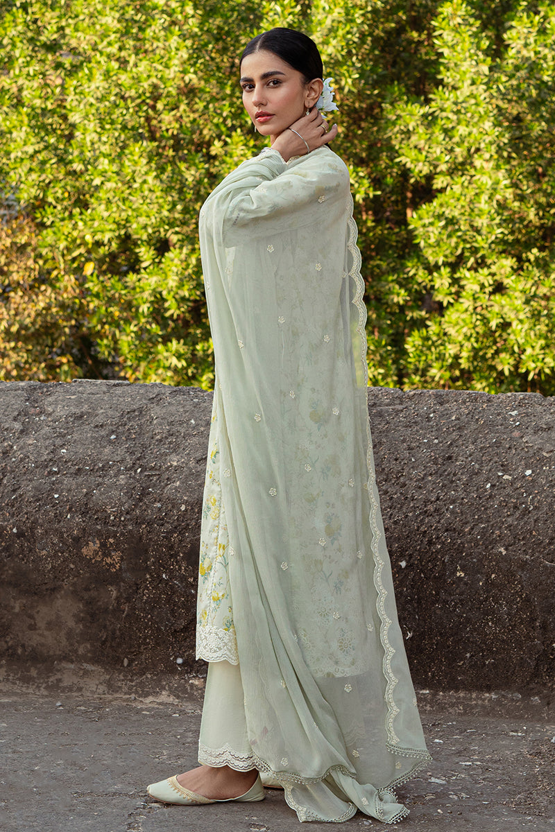Cross Stitch | Premium Lawn 24 | LIME PRIMROSE - Ladies Clothes - Maria Faisal