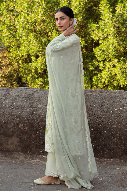 Cross Stitch | Premium Lawn 24 | LIME PRIMROSE - Ladies Clothes - Maria Faisal