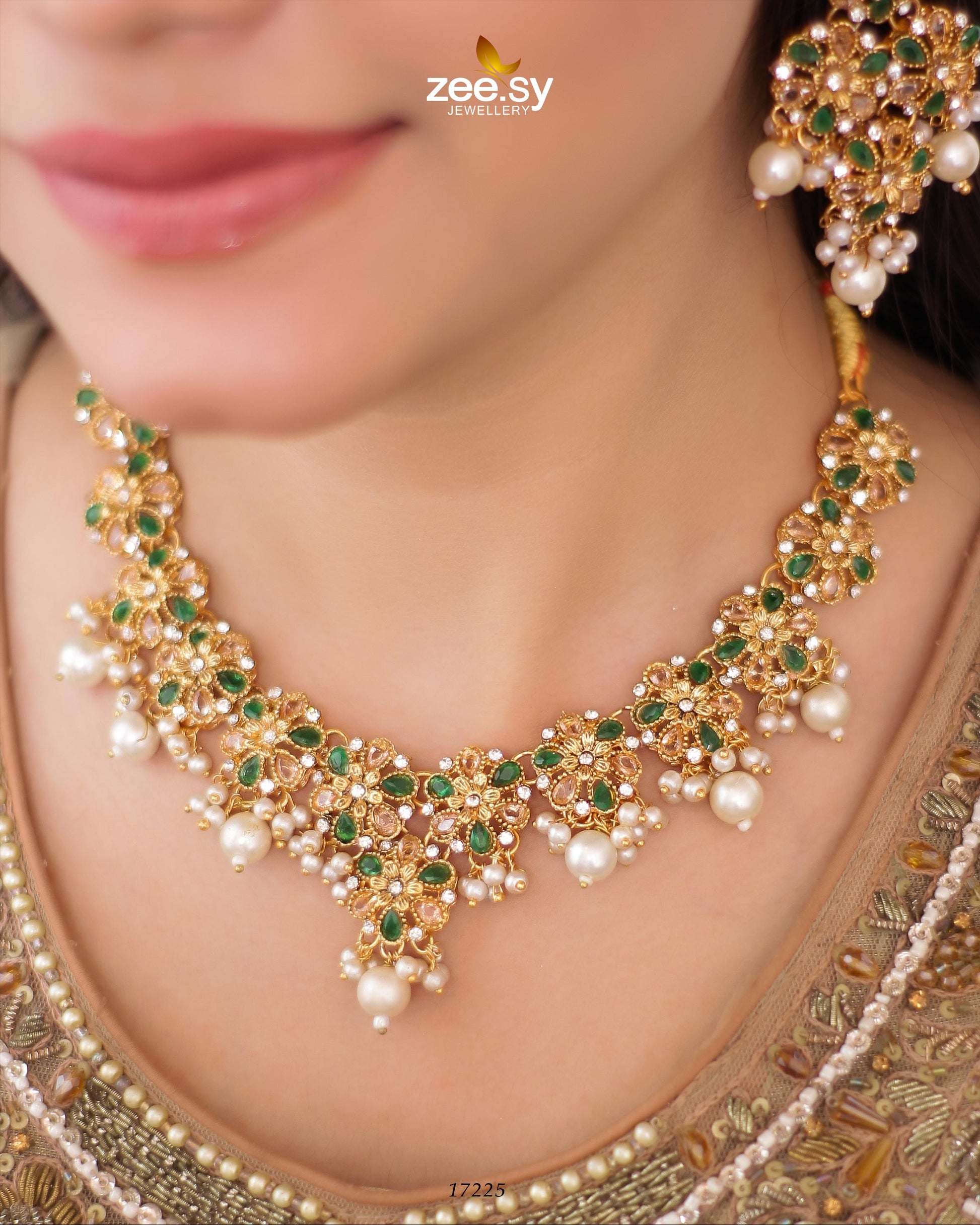 Magnolia Glimmer Necklace - Necklace Sets 
