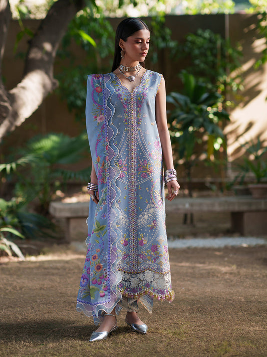 Bin Ilyas | Heritage Dore | 172-A - Luxury Dress - available at Maria Faisal in UK and USA.