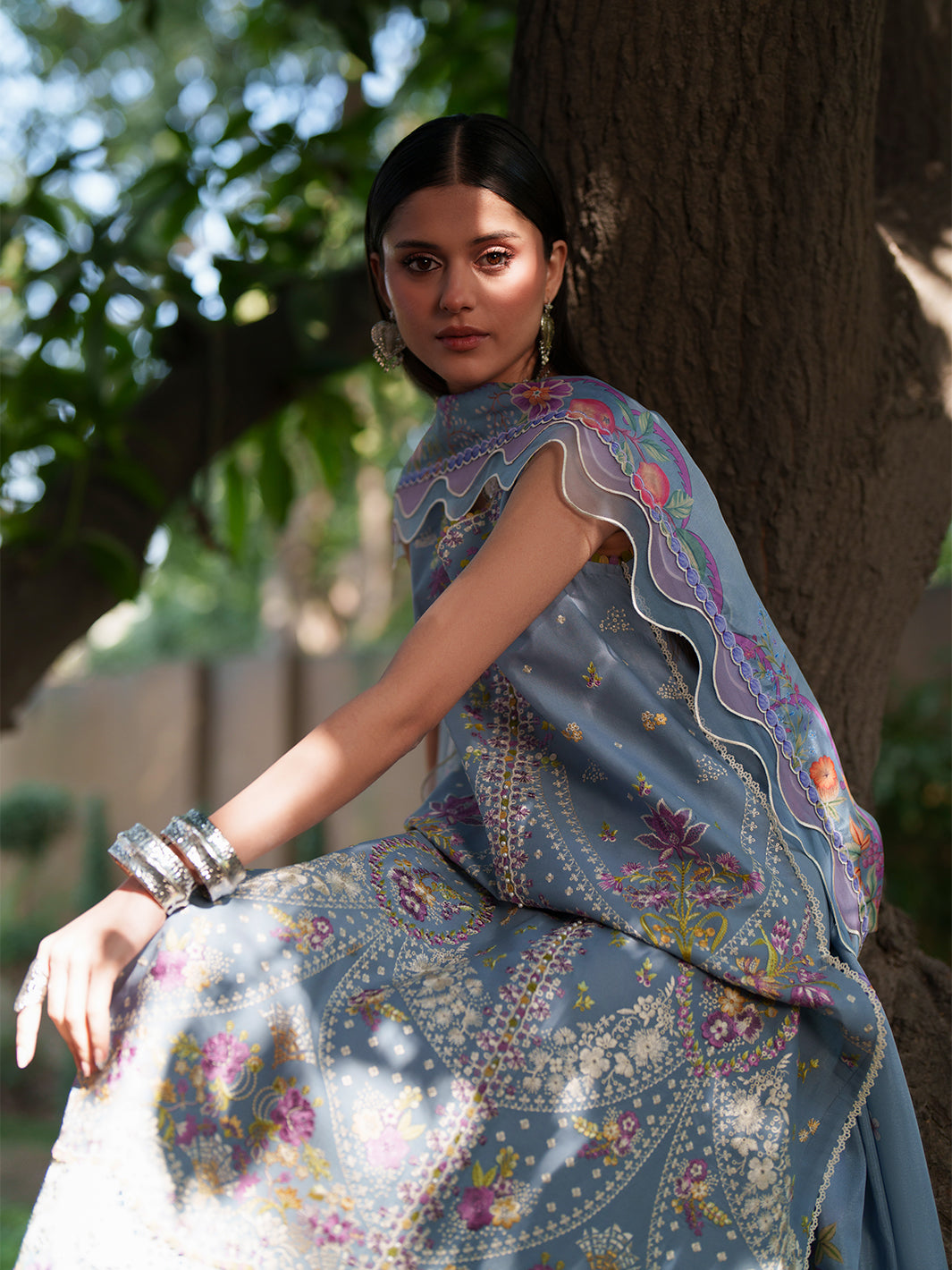 Bin Ilyas | Heritage Dore | 172-A - Luxury Dress - available at Maria Faisal in UK and USA.