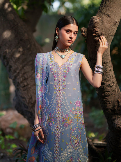 Bin Ilyas | Heritage Dore | 172-A - Luxury Dress - available at Maria Faisal in UK and USA.
