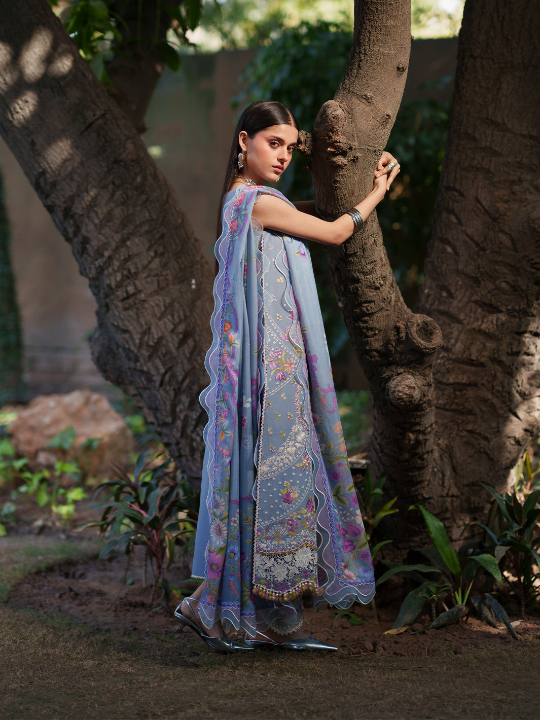 Bin Ilyas | Heritage Dore | 172-A - Luxury Dress - available at Maria Faisal in UK and USA.