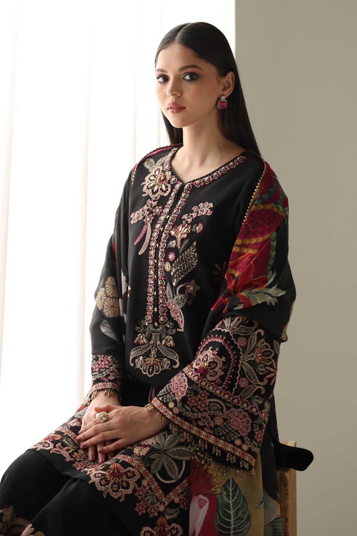 Baroque | Luxury Pret Formals | UF-4175 - Formal Dress - available at Maria Faisal in UK and USA.