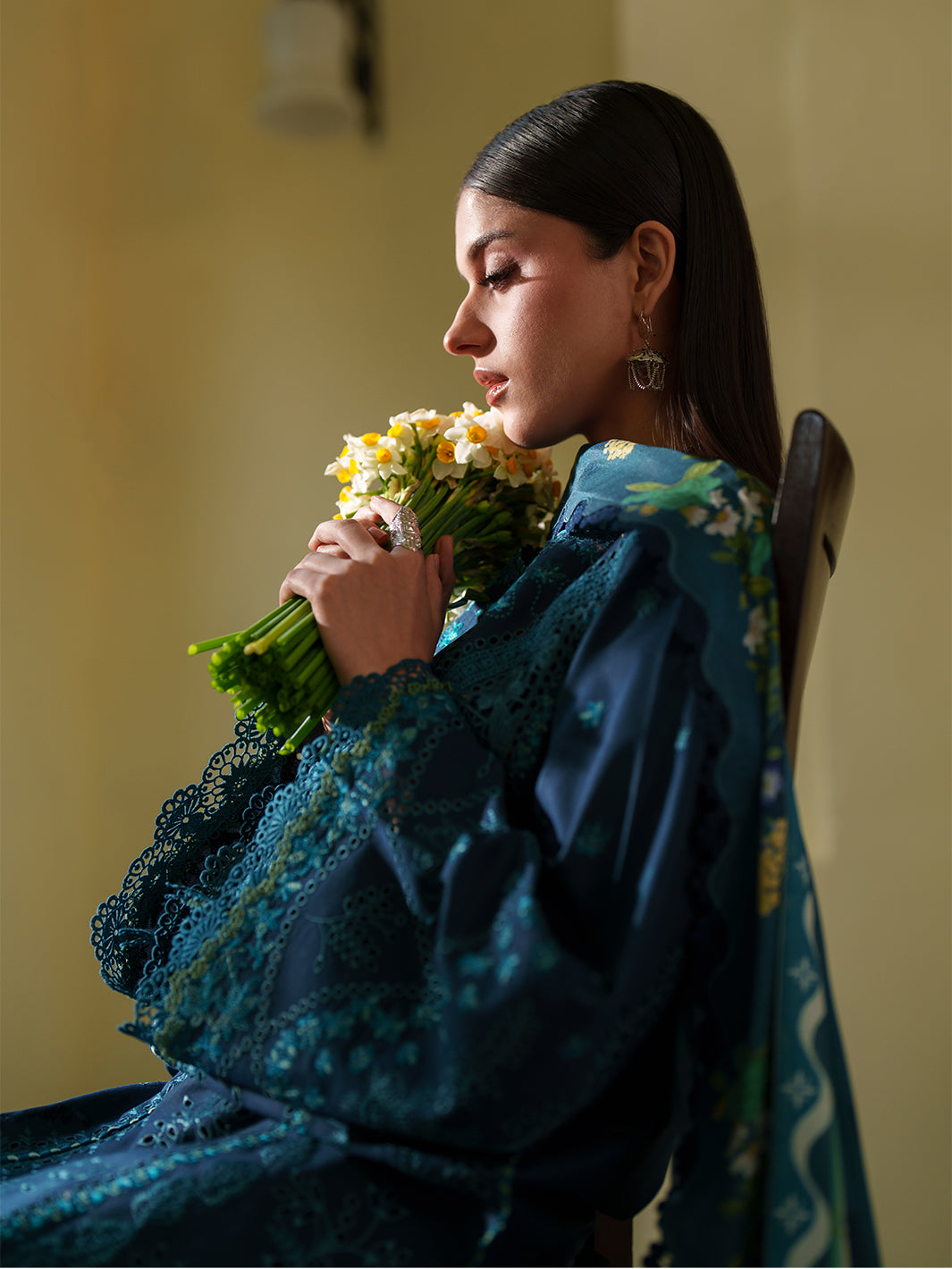 Bin Ilyas | Heritage Dore | 173-A - Luxury Dress - available at Maria Faisal in UK and USA.