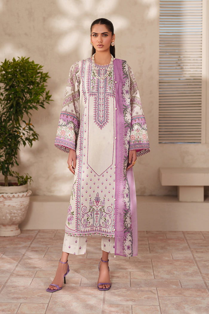 Baroque | Luxury Pret Summer | UF-4411 - Luxury Dress - available at Maria Faisal in UK and USA.