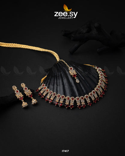 Classic Zircon Necklace - Necklace Sets 