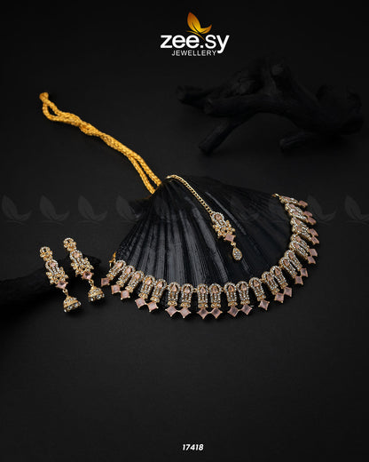 Classic Zircon Necklace - Necklace Sets 