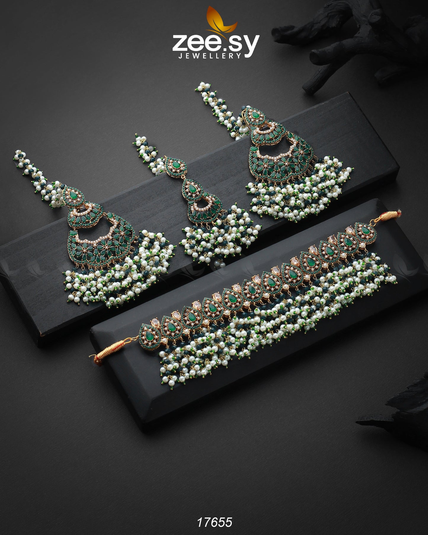 Amaira Chokar Necklace Set - Necklace Sets 