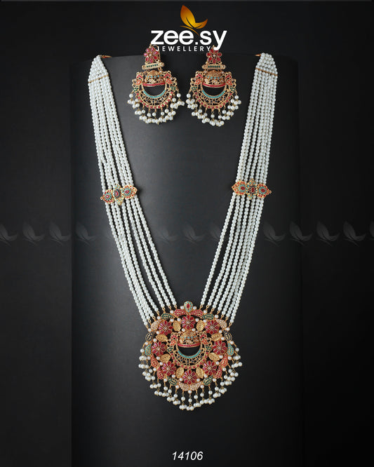 Cascading Mala Necklace - Necklace Sets 