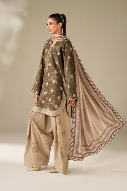 Iznik | Winter Chapter 25 | UE-565 Printed Khaddar - Casual Dress - available at Maria Faisal in UK and USA.